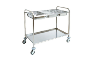 TROLLEY WITH GN PAN
